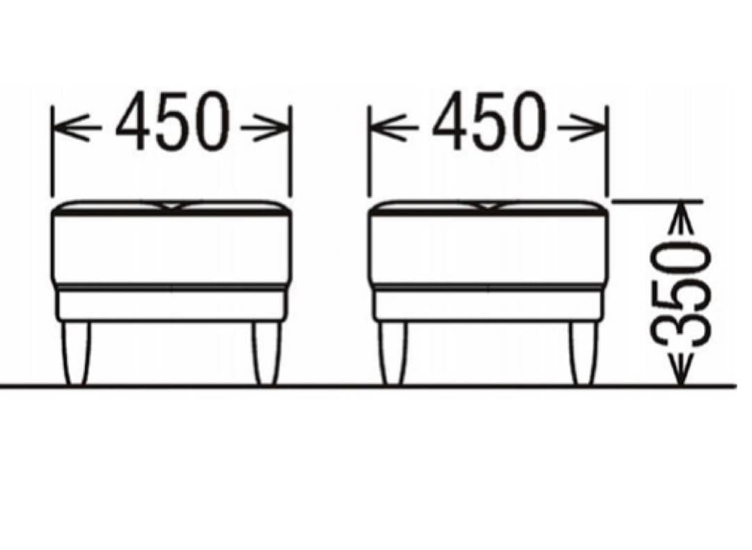 カリモク60 オットマン X36206 スタンダードブラック