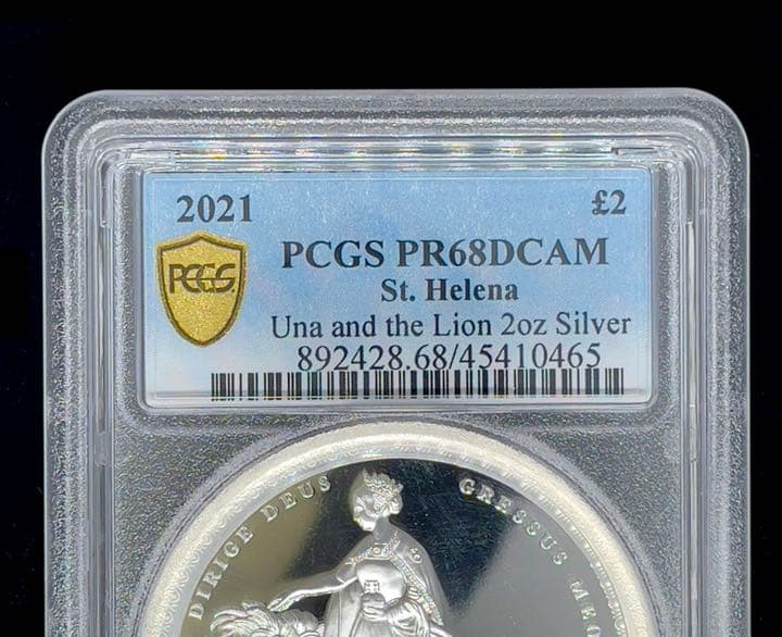 【特価】2021 ウナ ライオン 銀貨 マスターピース版 pcgs 準最高鑑定