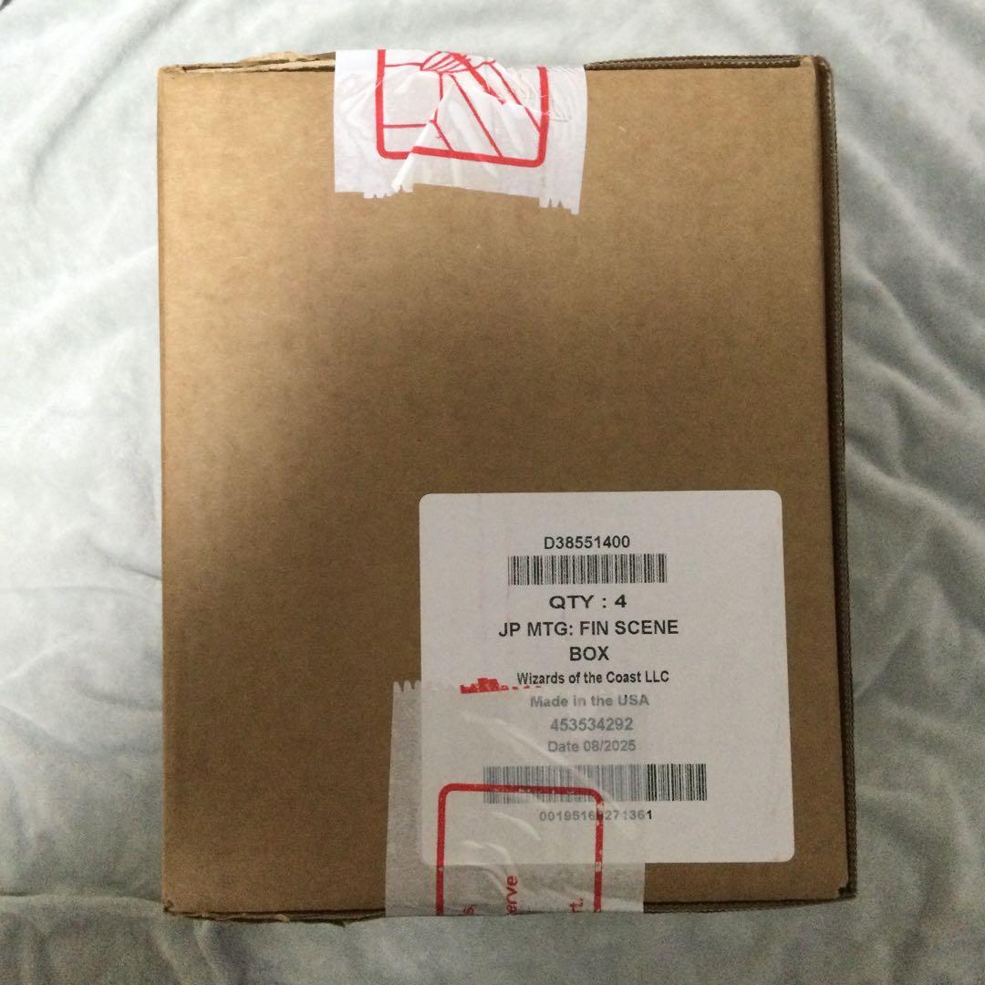 シーンボックス　4種セット　日本語　輸送箱未開封　FF ファイナルファンタジー