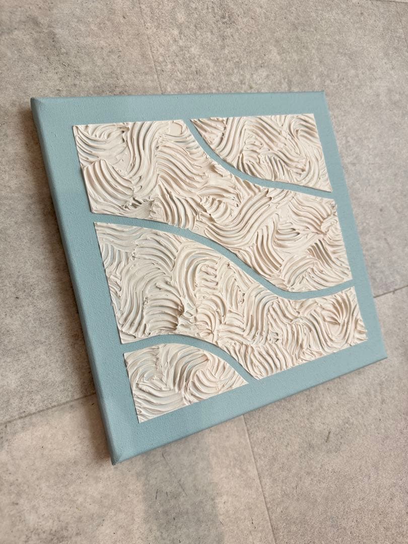 お取り置きアクリル画テクスチャーアートno.67、68抽象画原画キャンバスアート