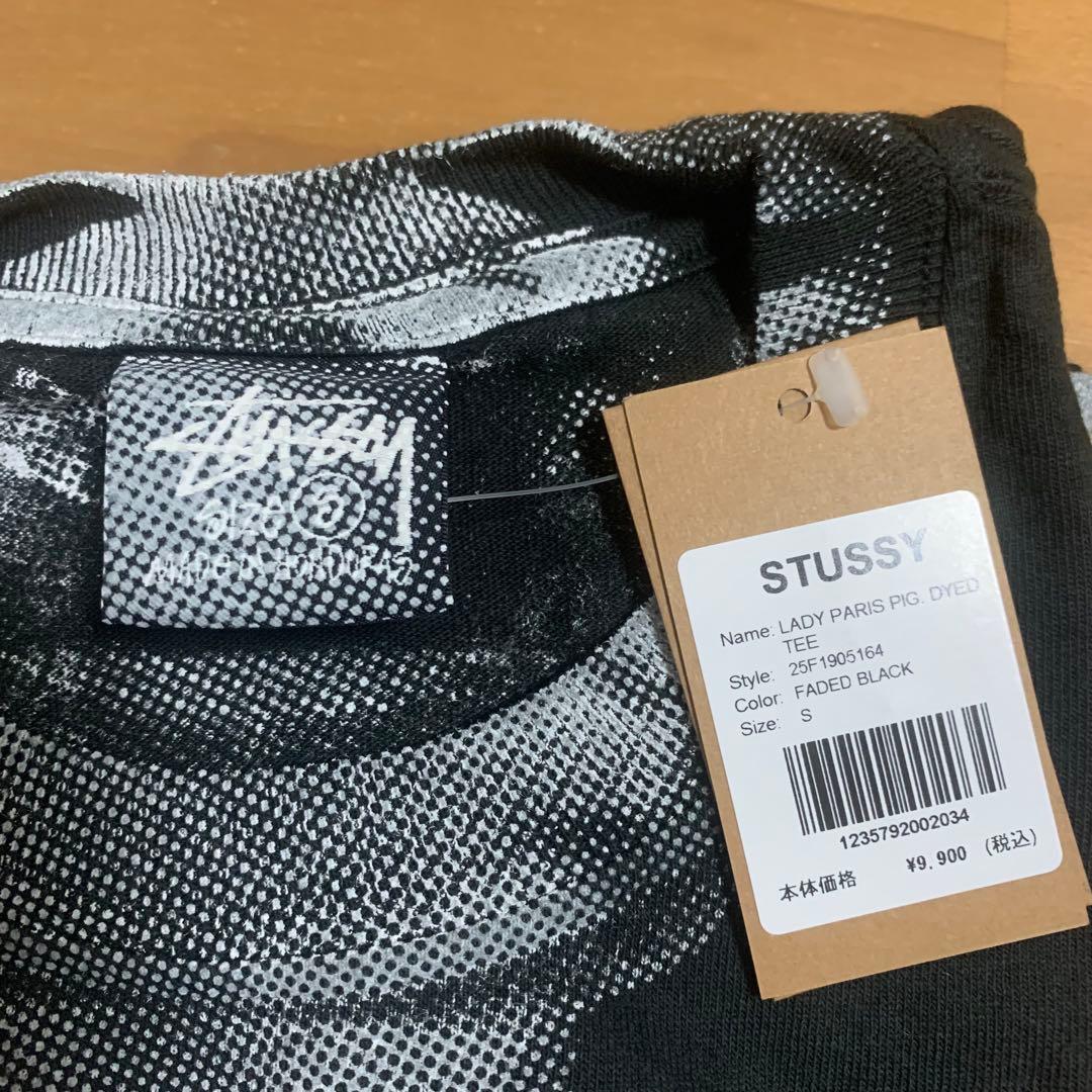 Sサイズ STUSSY PARIS TEE ステューシー Tシャツ ブラック 黒