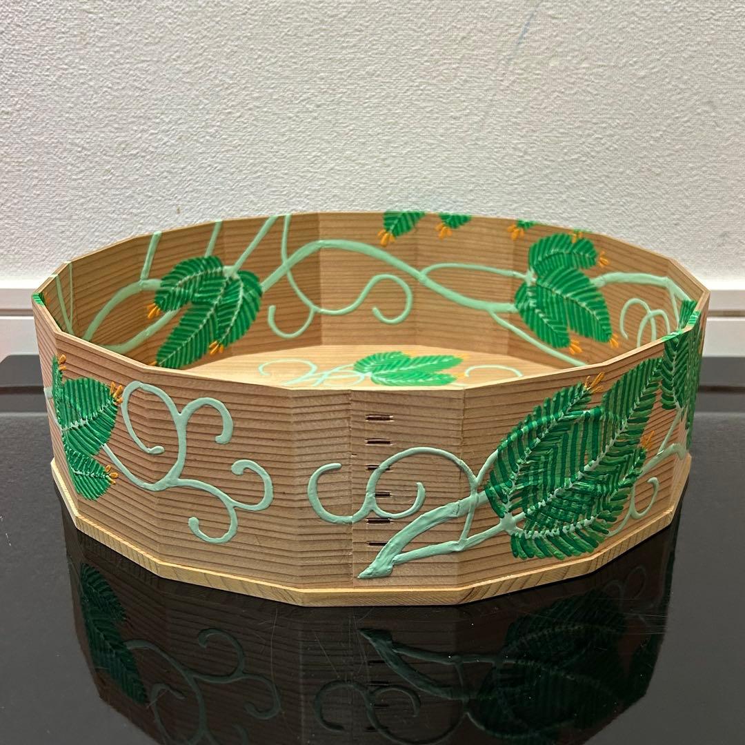 玄々斎好写松唐草炭斗　茶道具懐石茶箱鵬雲斎坐忘斎淡々斎即中斎棗水指茶碗棗茶杓