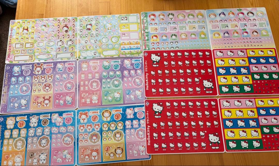 【2002-2003年】ご当地キティ ジャンボシールダス 13枚セット平成レトロ