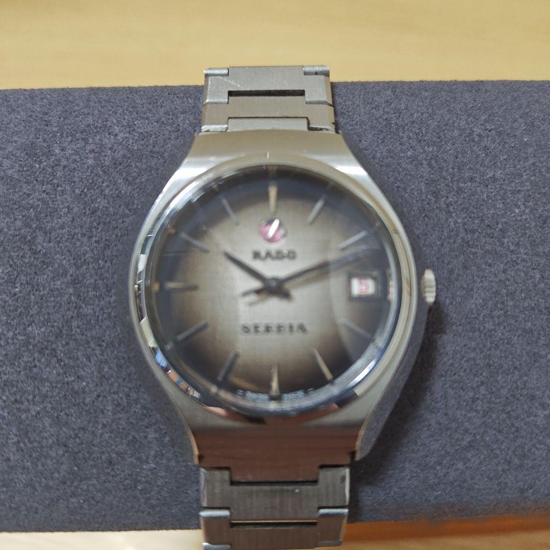 【RADO】自動巻き　稼働品　セルビア　2種類　2個　ブラウンとグリーン