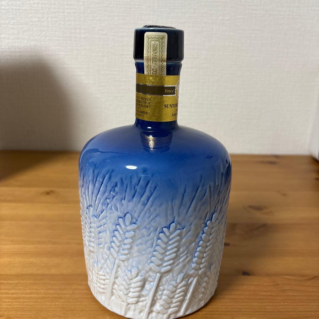 サントリーウイスキー　感謝百年　陶器　記念ボトル　未開封❹