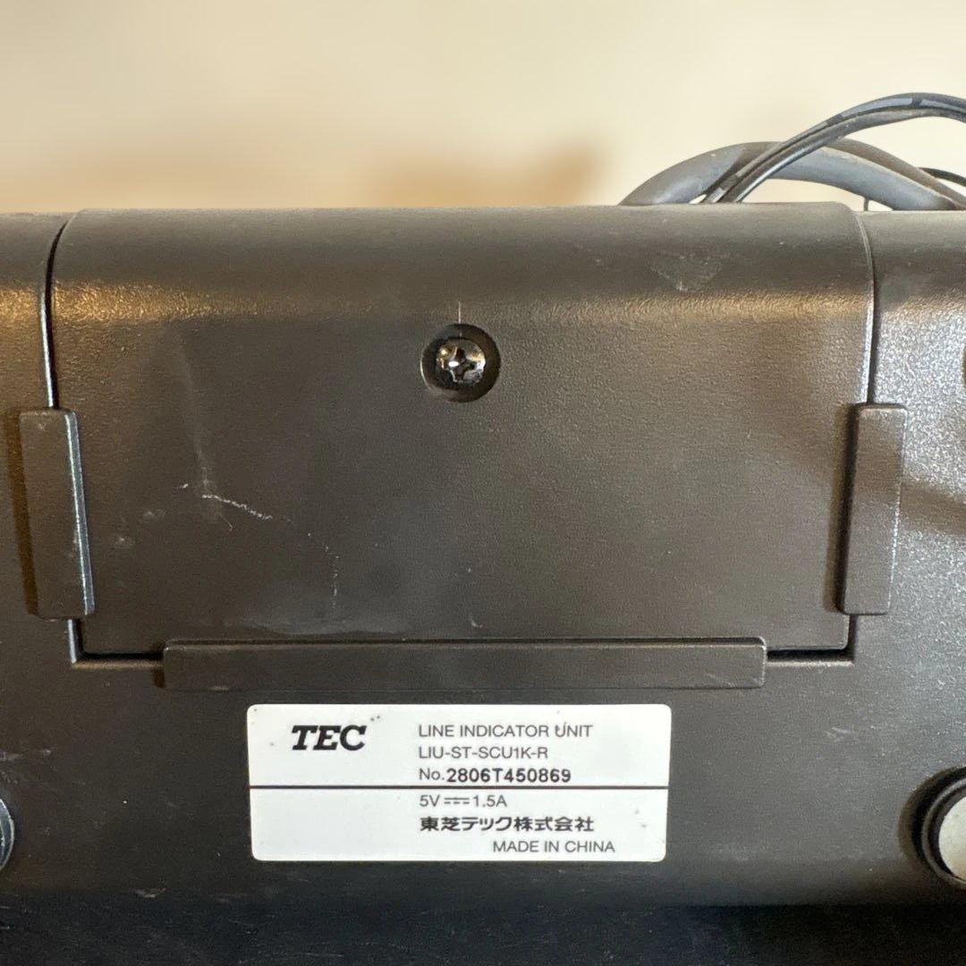 TEC POSターミナル一式 ST-C10 ドロワー付 中古