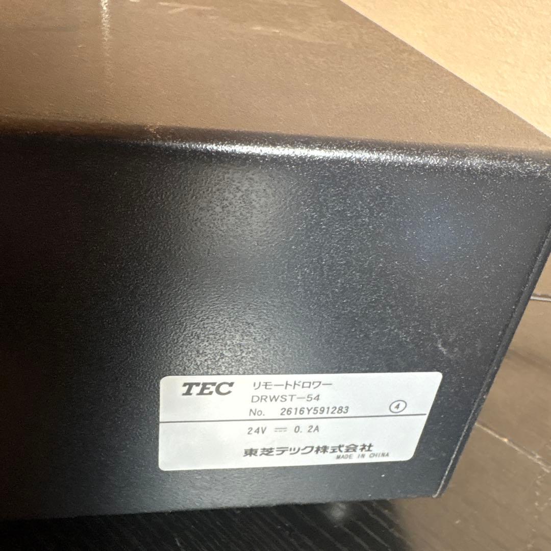 TEC POSターミナル一式 ST-C10 ドロワー付 中古