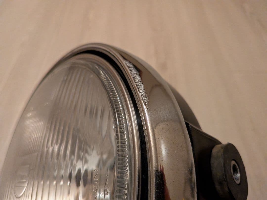 送料無料 ゼファー400 純正ヘッドライト ミラーセット