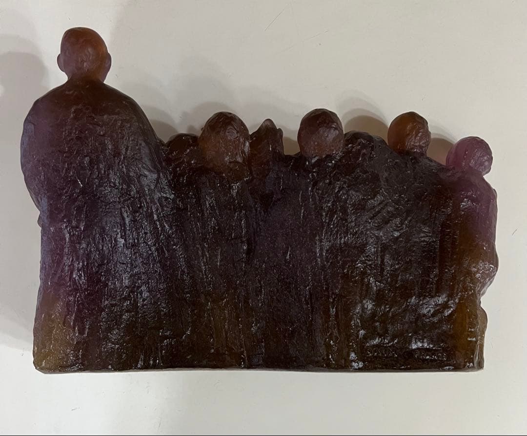 ドームフランス置物　マディ・アンドリアン作者 題．小さな学校　100／57