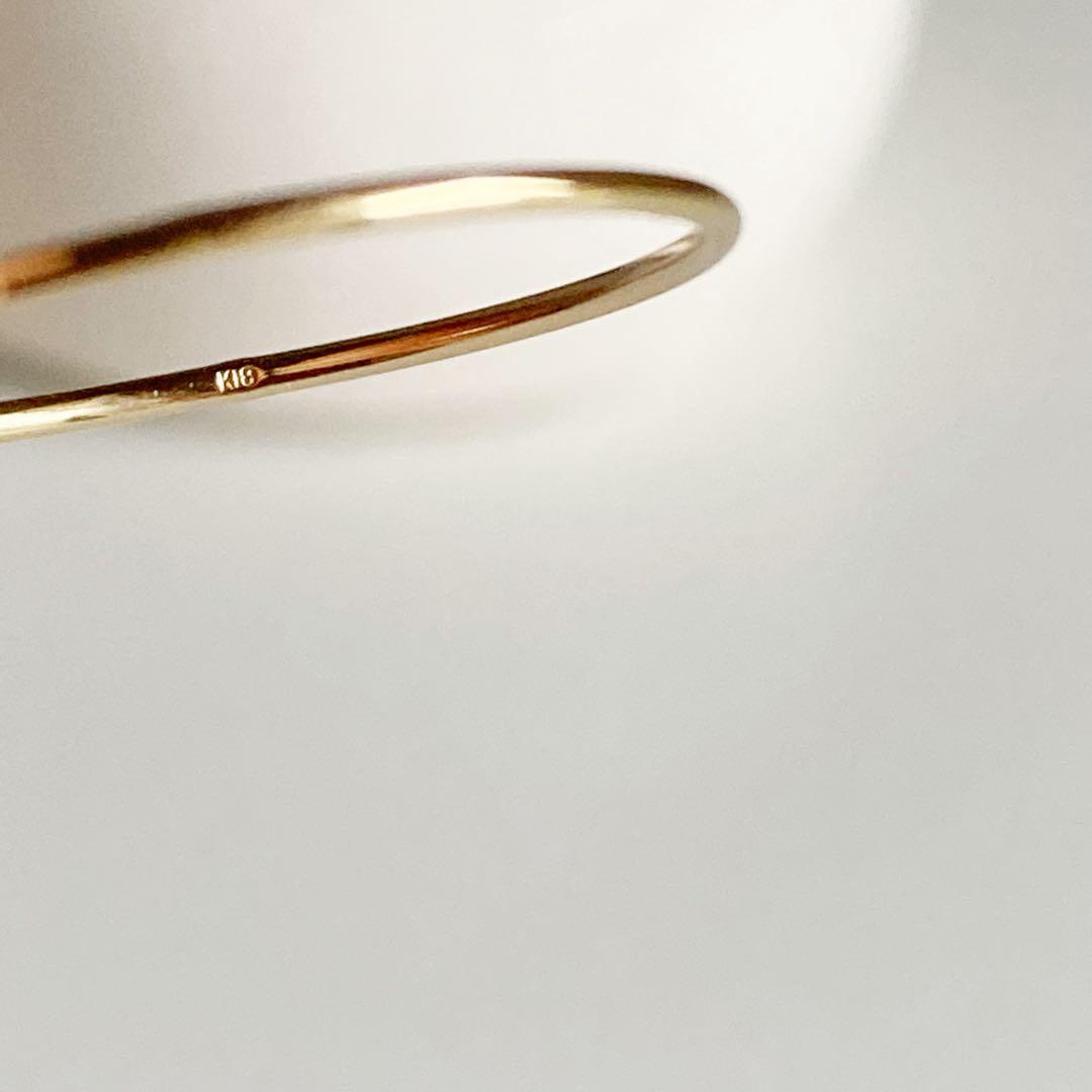 早いもの勝ち！大特価！新品 日本製 高品質 18金 K18 リング 15号