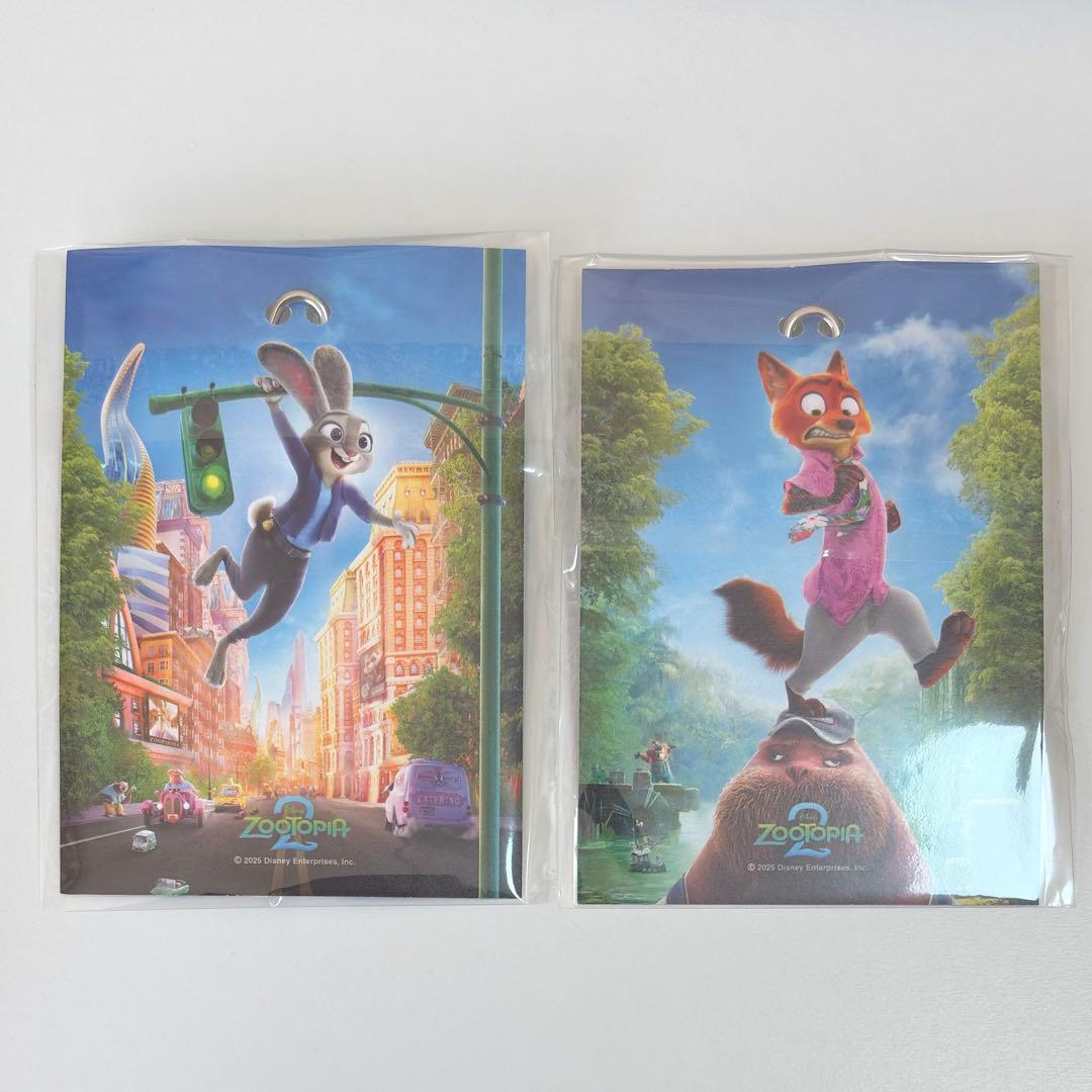 ズートピア 2 韓国　映画　特典　ニック　ジュディ　キーホルダー　2個　セット