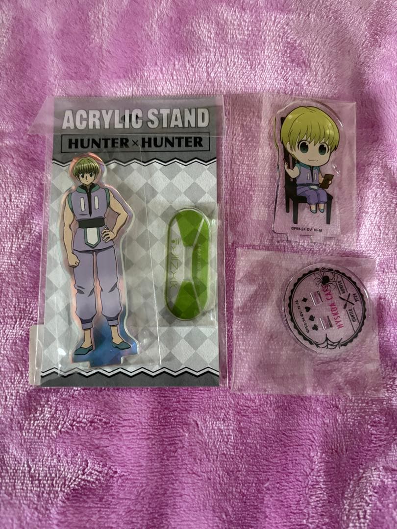 ハンターハンター シャルナーク 缶バッジ アクスタ まとめ売り