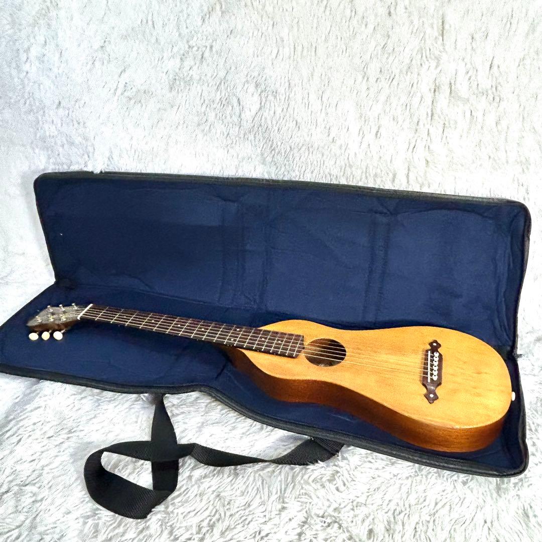 【レア】クロサワ楽器 GIGPACKER GPF-1 トラベルギター　ケース付