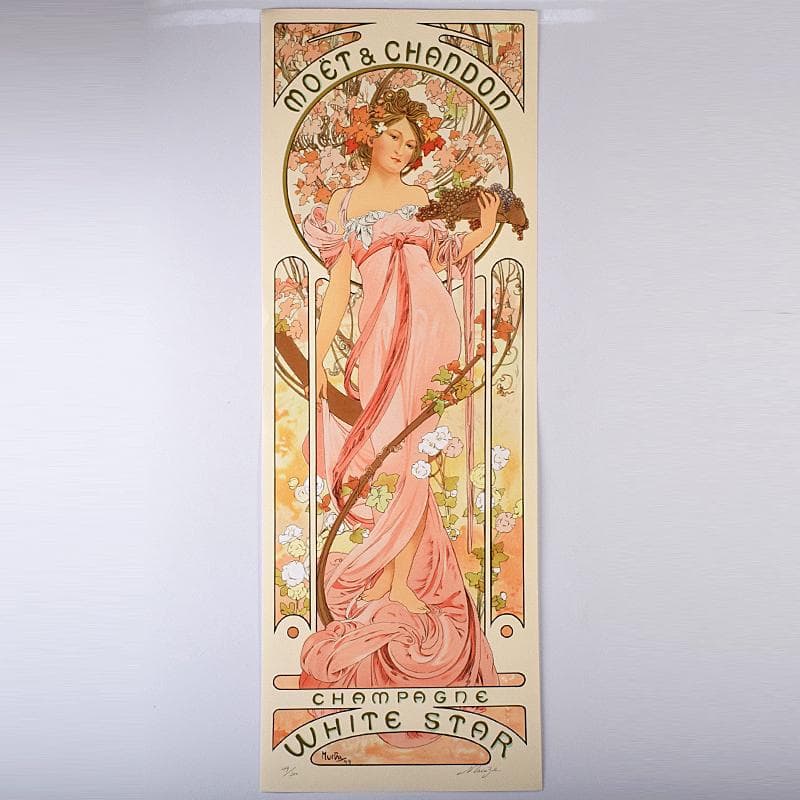 アルフォンス・ミュシャ　シャンパンホワイトスター　189/300　VR8694B