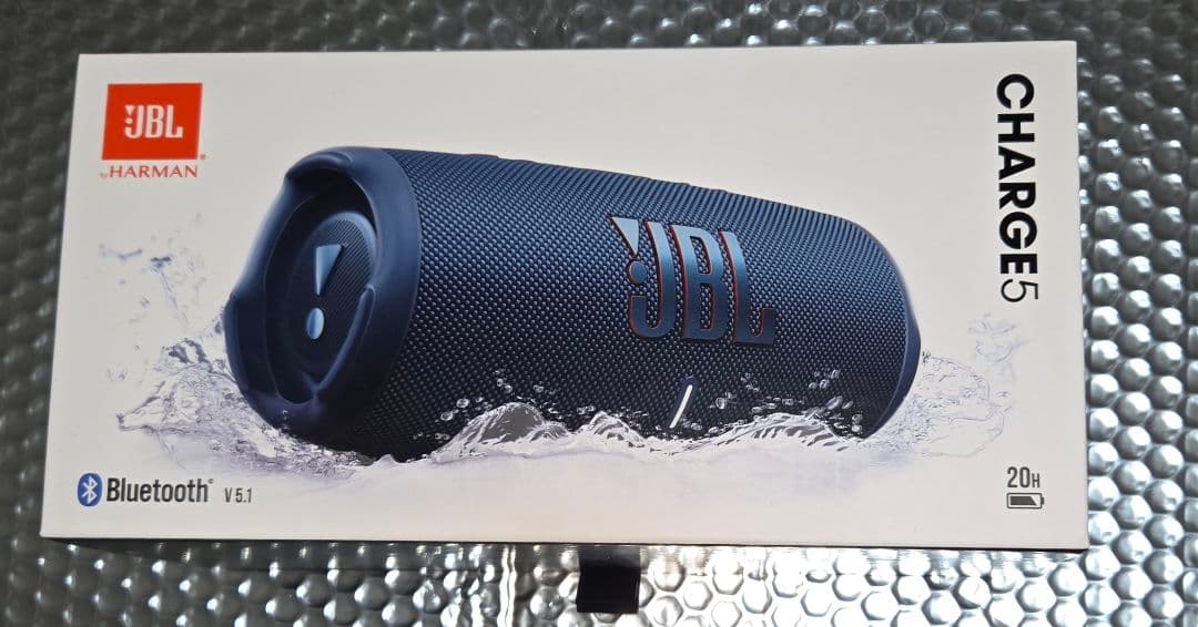 JBL Charge 5 ワイヤレススピーカー　ブルー　Bluetooth
