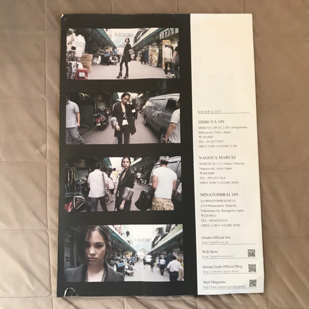 Gimlet 2010 カタログ　モデル　水原希子