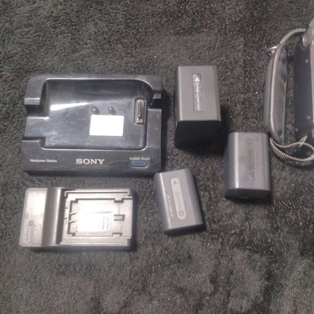 ハンディカム、SONY ビデオカメラ本体 バッテリー3個付き