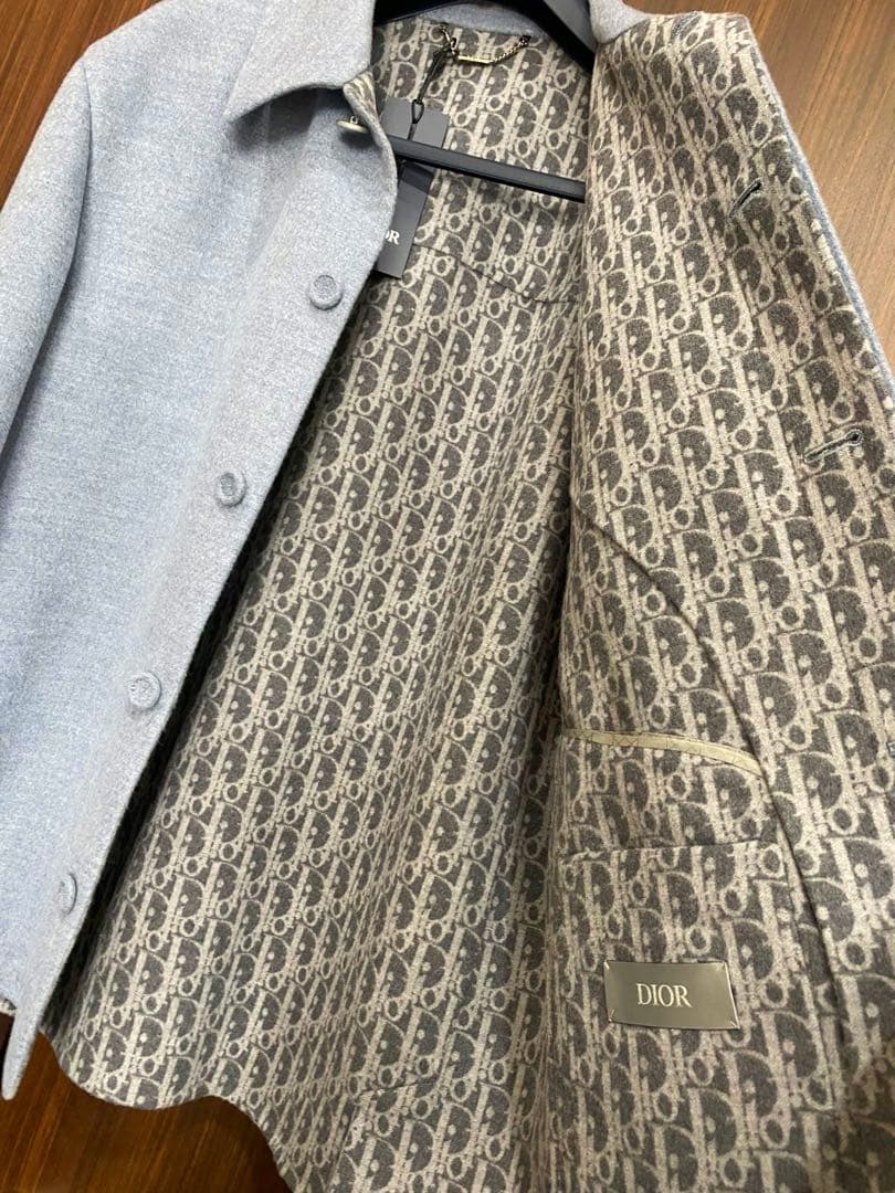 現行品　定価67万　試着 ディオール　ワークウェア ジャケット カシミヤ・シルク