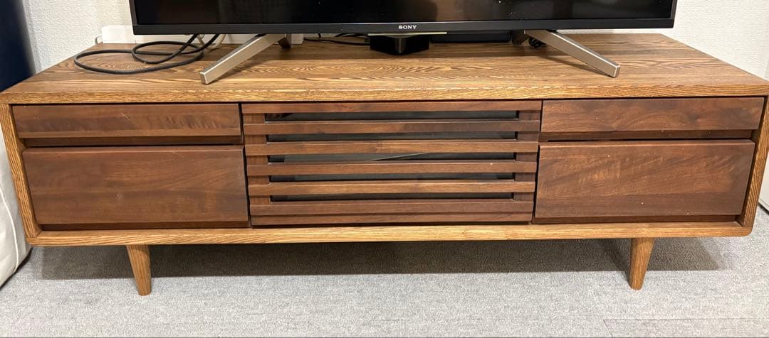 久和屋 無垢材 ウォールナット テレビボード 125