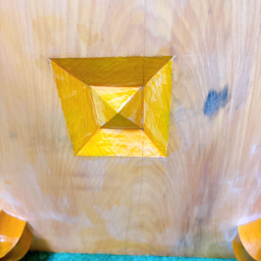 K1本榧　天地柾目　囲碁盤　4寸　11.7mm ボードゲーム　桐箱付き