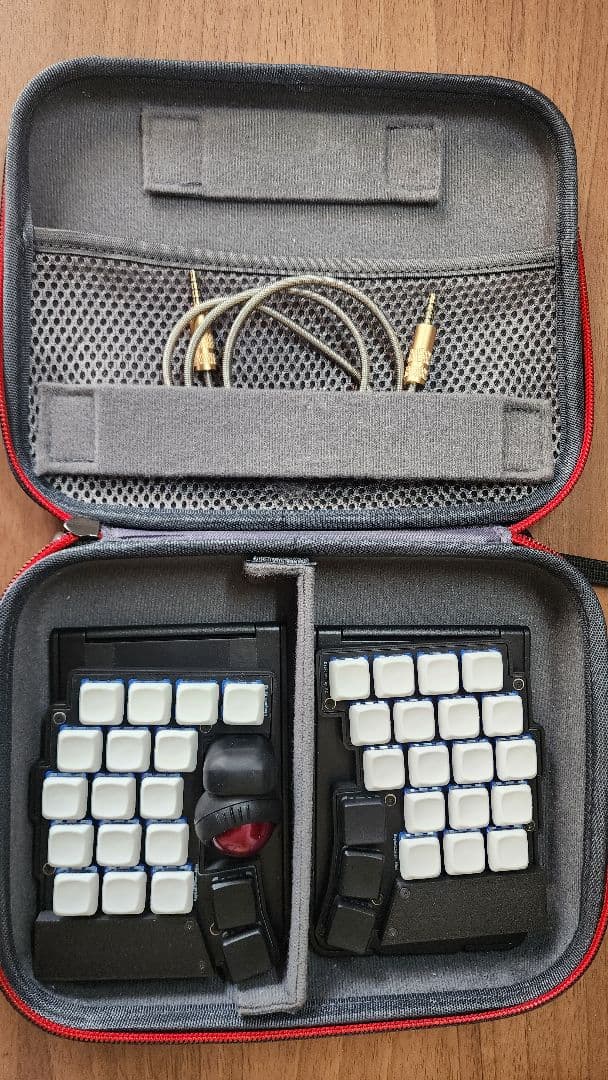 【フルセット・付属品付】Keyballish39 (Keyball ロープロ版)