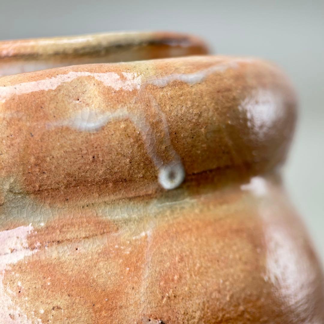 萩焼 十二代 田原陶兵衛 　花入　共箱　陶歴　花瓶　花生　花器　茶道具