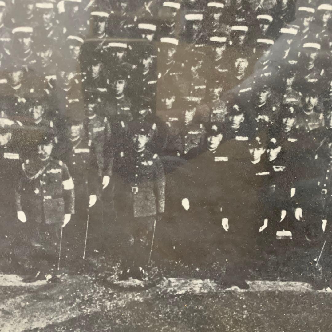 昭和天皇　集合写真　モノクロ写真