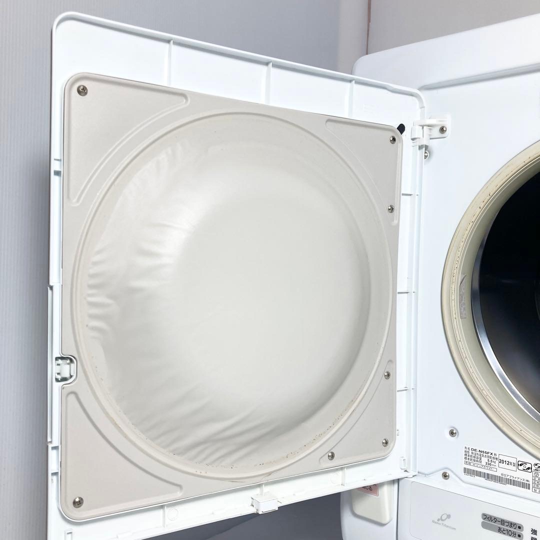 美品 日立 衣類乾燥機 DE-N55FX 2012年製 あとは着るだけ