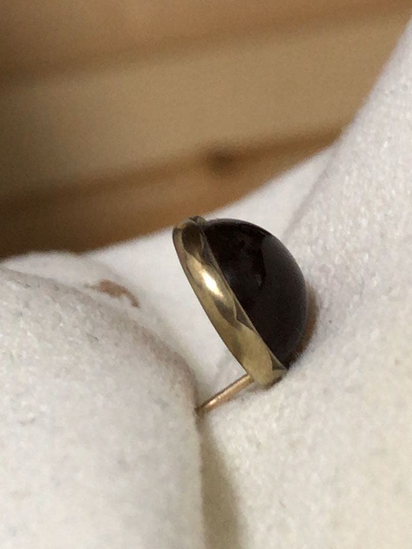 【専用】美品♡アガット アンバーピアス【プレーヌ・リュヌ】