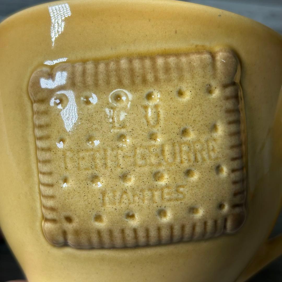 フランス アンティーク LU PETIT BEURRE マグカップ