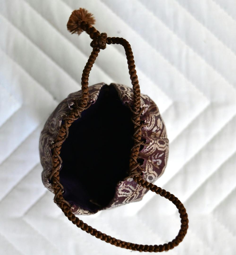 桶谷定一作　京焼　茄子茶入　宗薫純子　共箱付　渋く深く満ち足りた風合い　美品