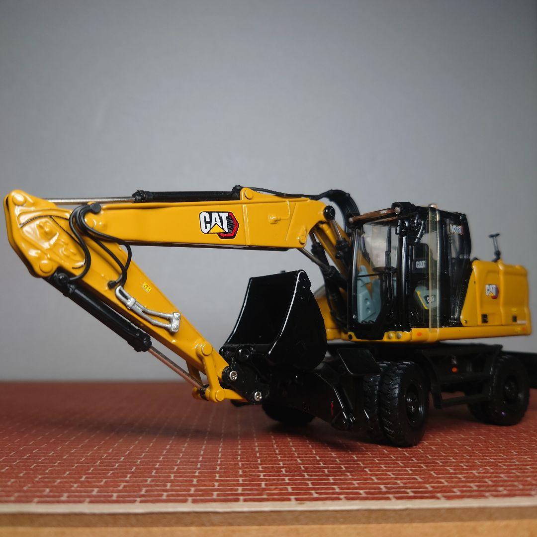 CAT M318 WHEELED EXCAVATOR カスタム品 1/50