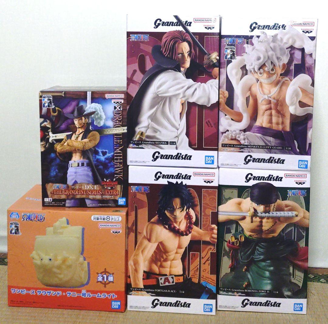 ワンピース　フィ・DXFミホーク・シャンクス サニー・ロロノア・ゾロ フィギュア