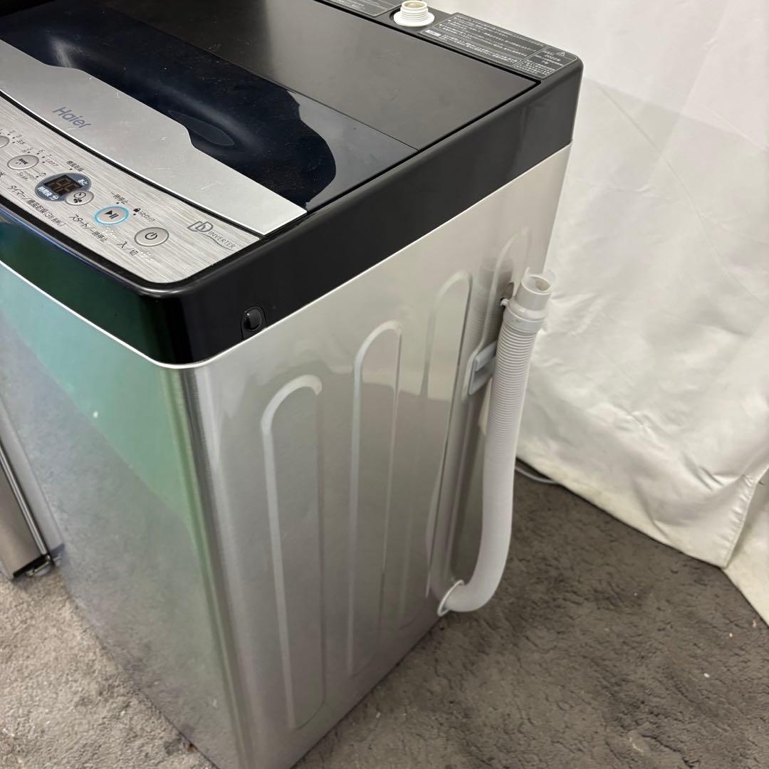 764⭕️洗濯機　冷蔵庫　haier　一人暮らしセット　大きめ　安い　設置無料