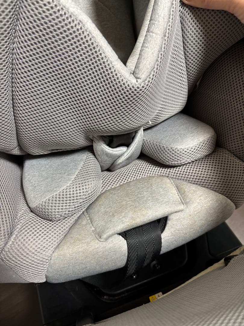 Aprica ISOFIX リクライニング チャイルドシート グレー