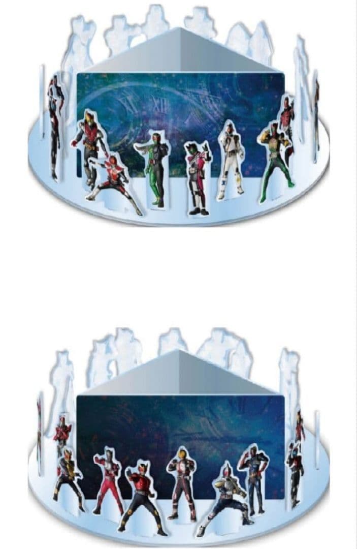 仮面ライダー　平成20作品　アクリルジオラマ　Loppi&HMV限定