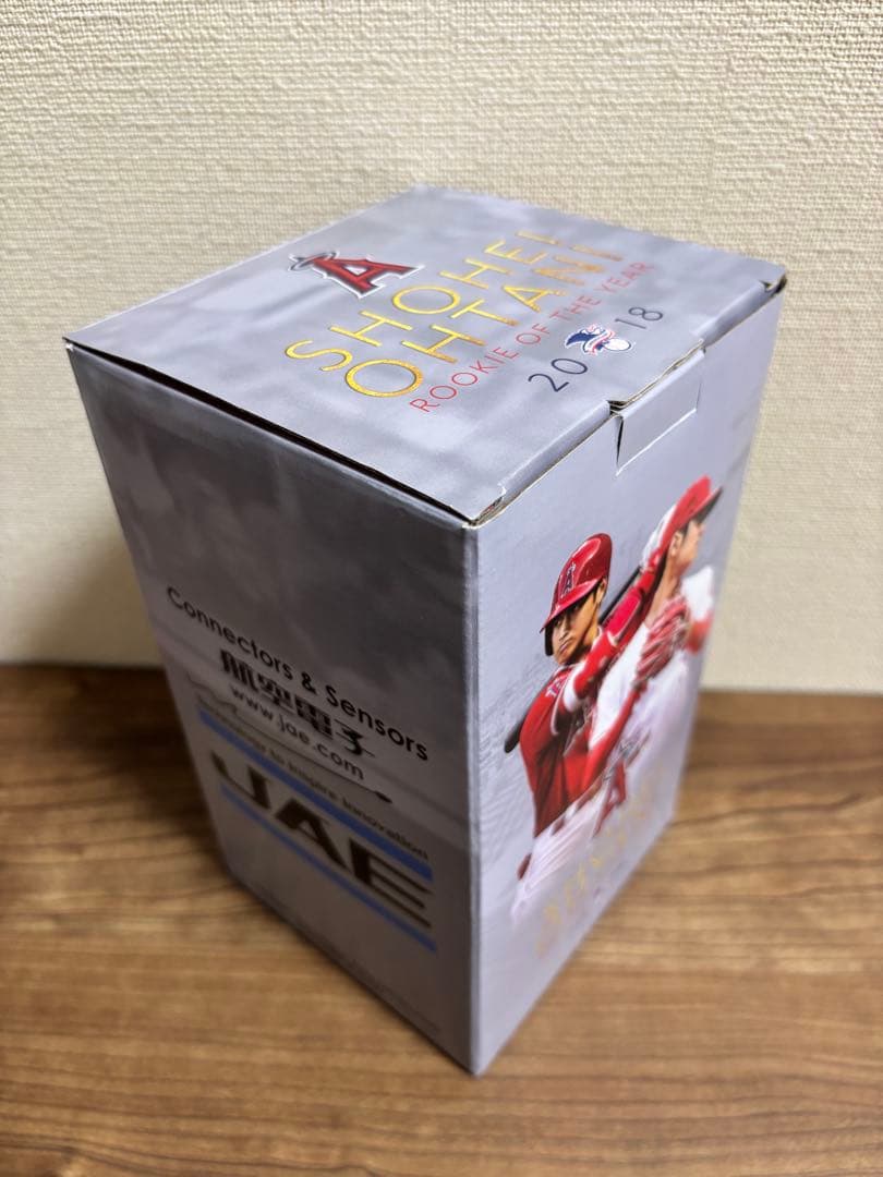 【球場限定】非売品/大谷翔平選手2018ルーキーオブザイヤーボブルヘッドおまけ付