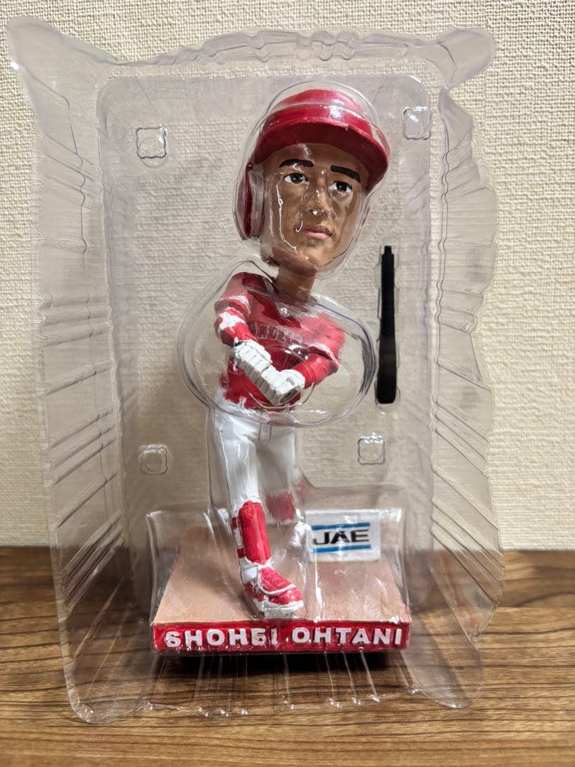 【球場限定】非売品/大谷翔平選手2018ルーキーオブザイヤーボブルヘッドおまけ付