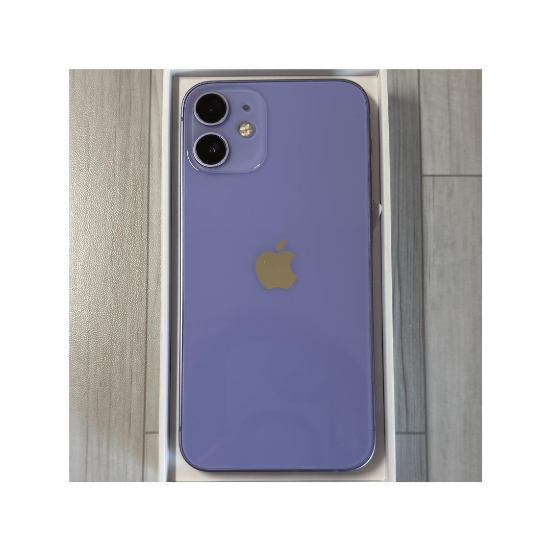【美品】iPhone 12 mini パープル 256GB SIMフリー