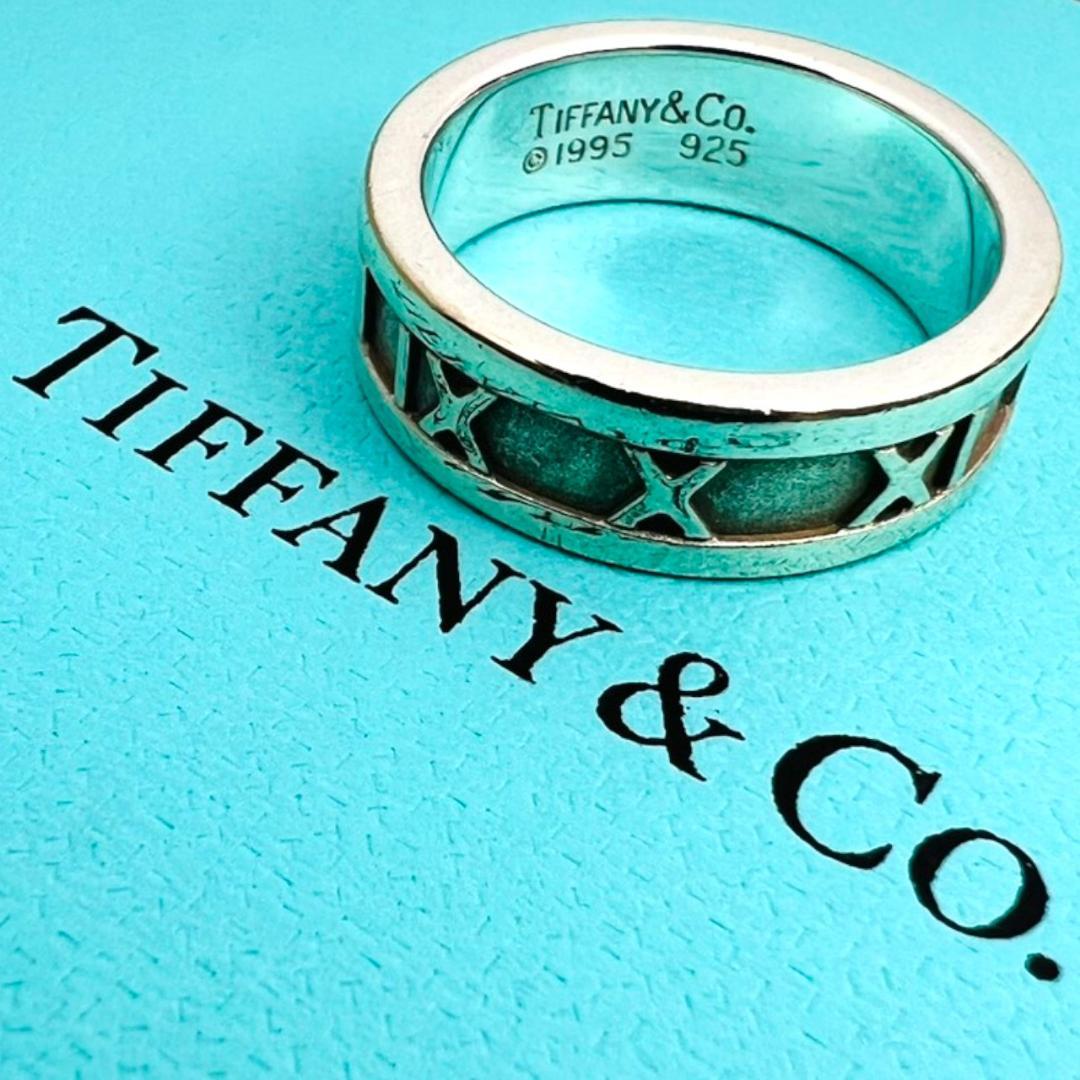 【極美品】TIFFANY アトラス リング 指輪 10号 シルバー 925