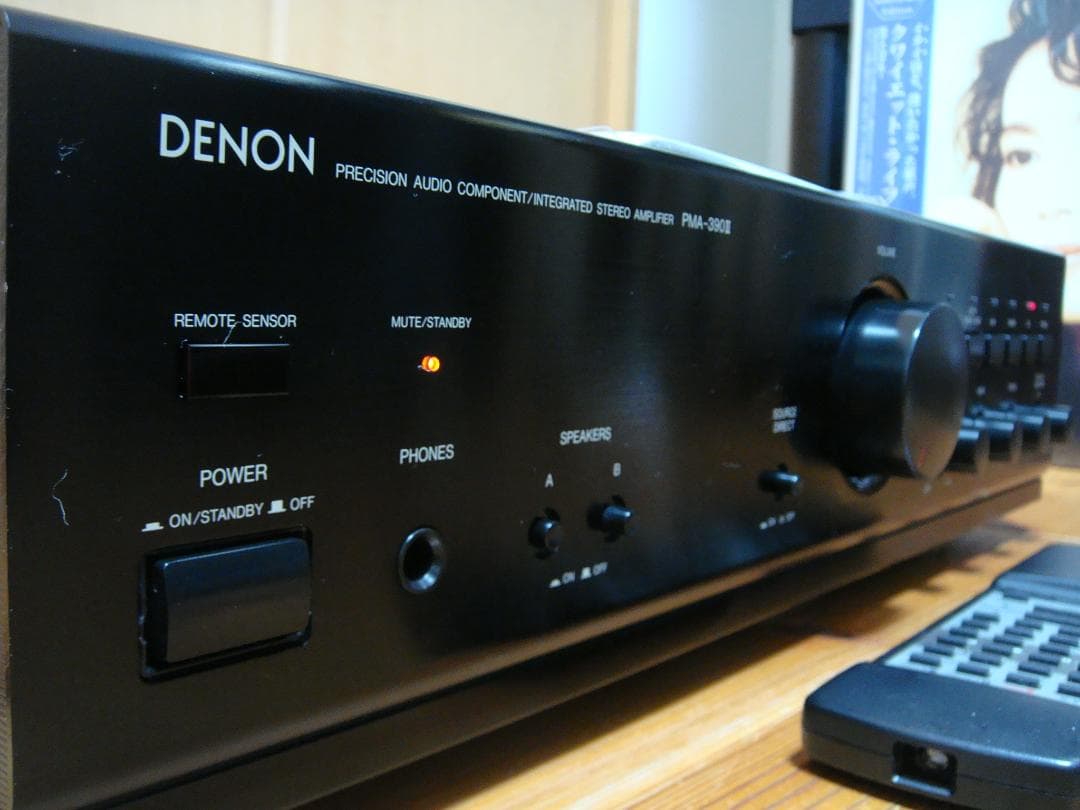 整備済 程度良 DENON デノン プリメイン PMA-390Ⅱリモコン取説付