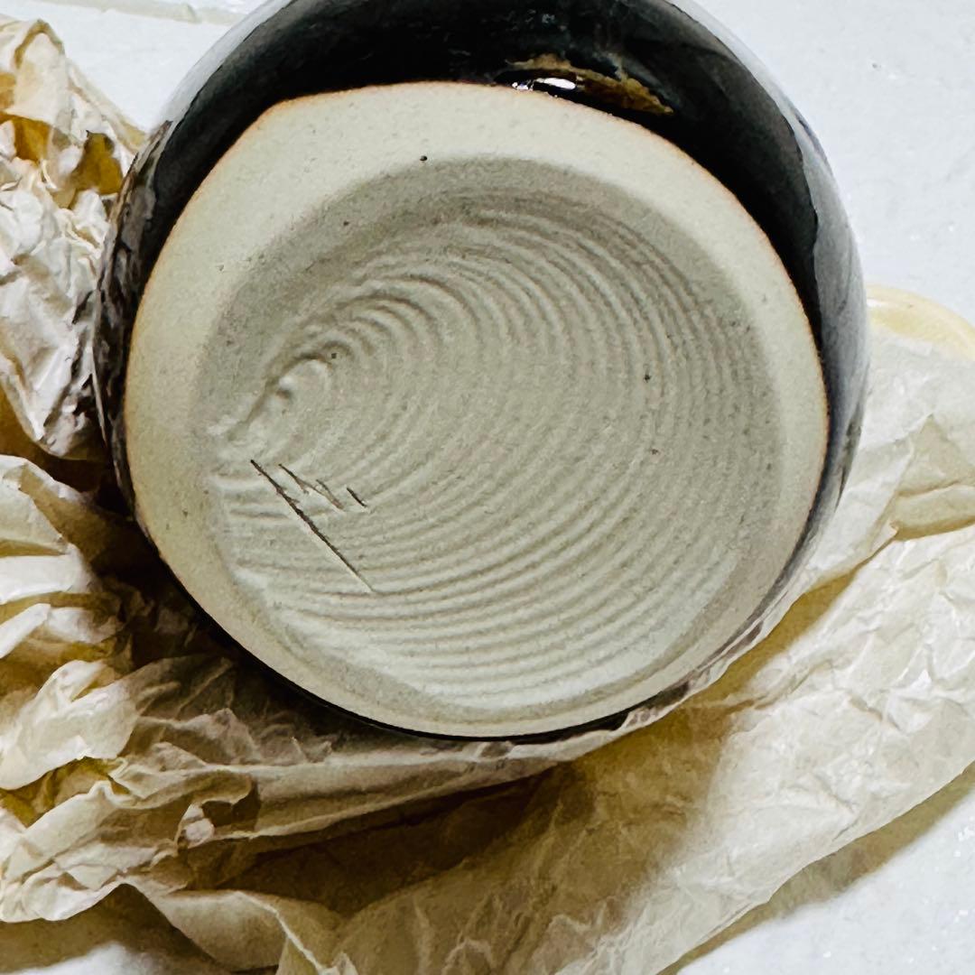 京焼 桶谷定一 肩衝 茶入 茶道具 陶器製茶入れ 木箱付き