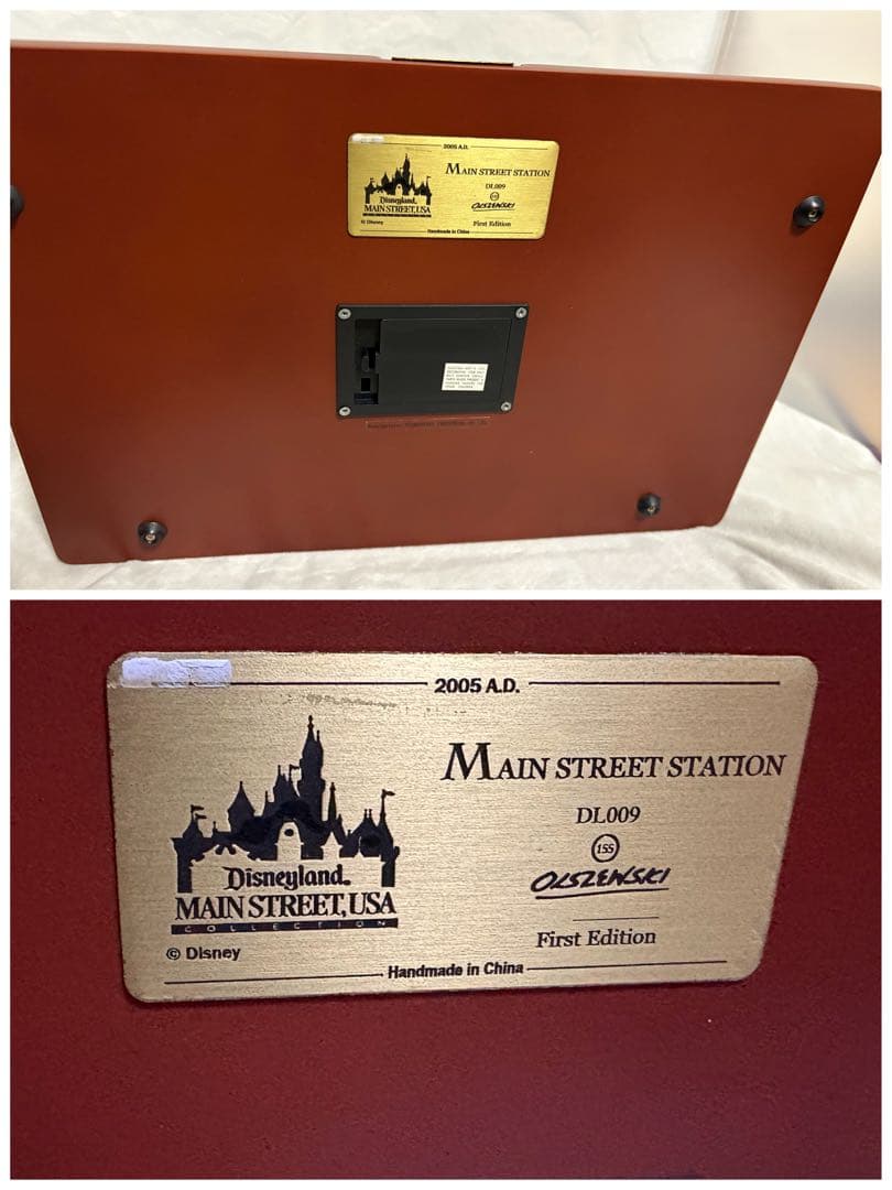 オルショウスキー メインストリートステーションライトアップフィギュア ディズニー