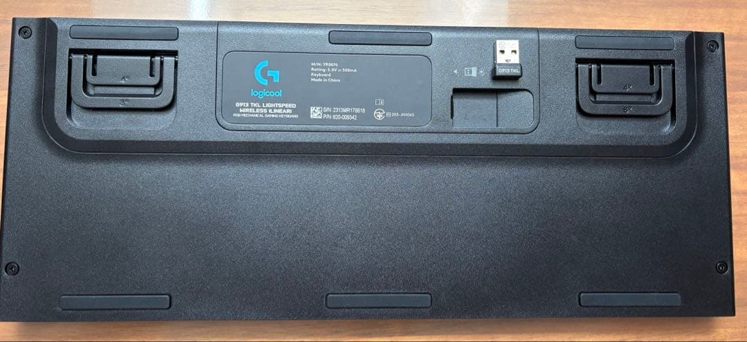 Logitech G913 TKL ワイヤレスキーボード 赤軸