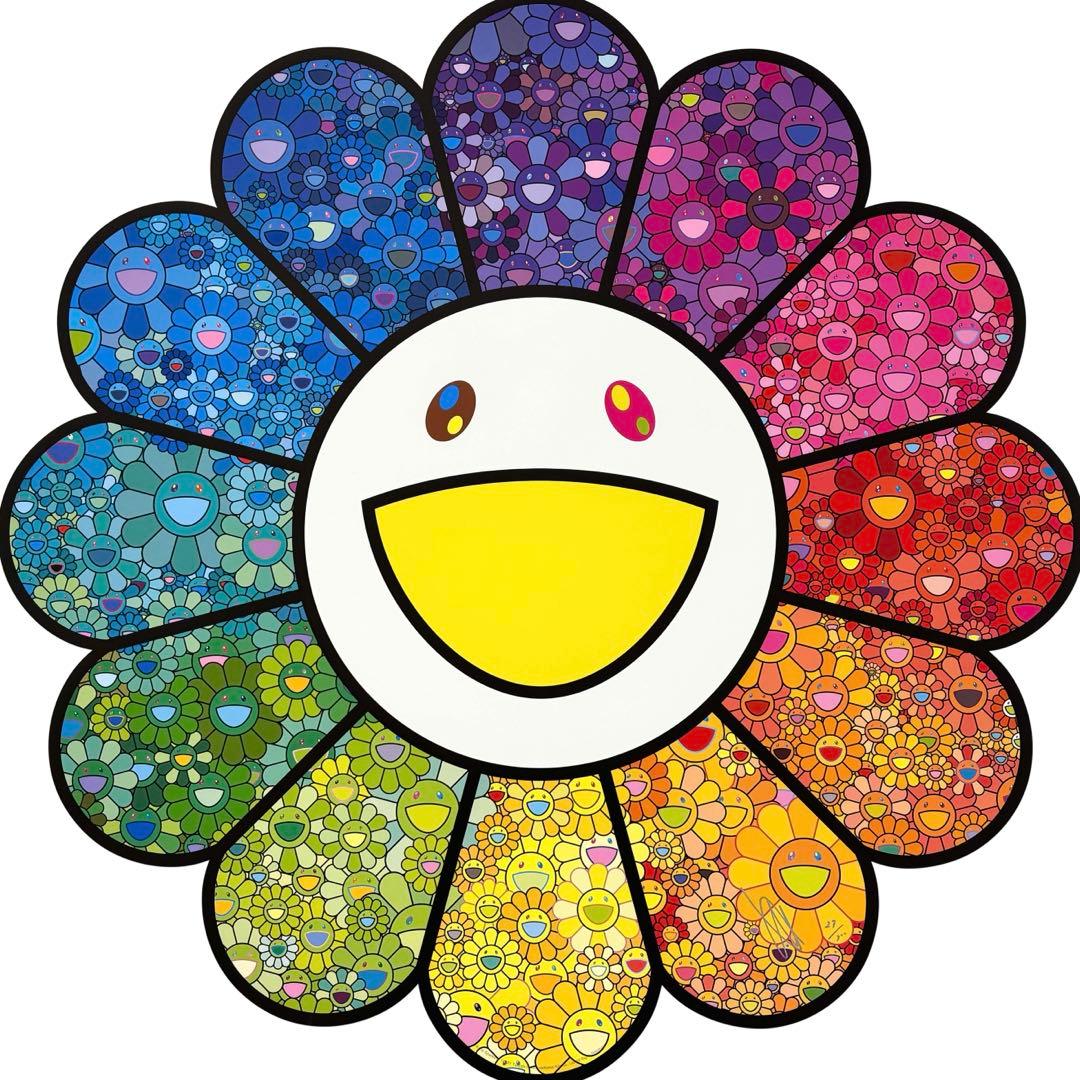 村上隆 お花がスパークル！ エディションプリント ポスター ED300