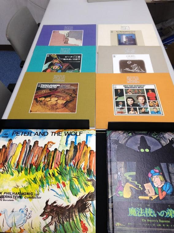 希少品！SONY THE25TH anniversary レコード6枚、絵本2冊
