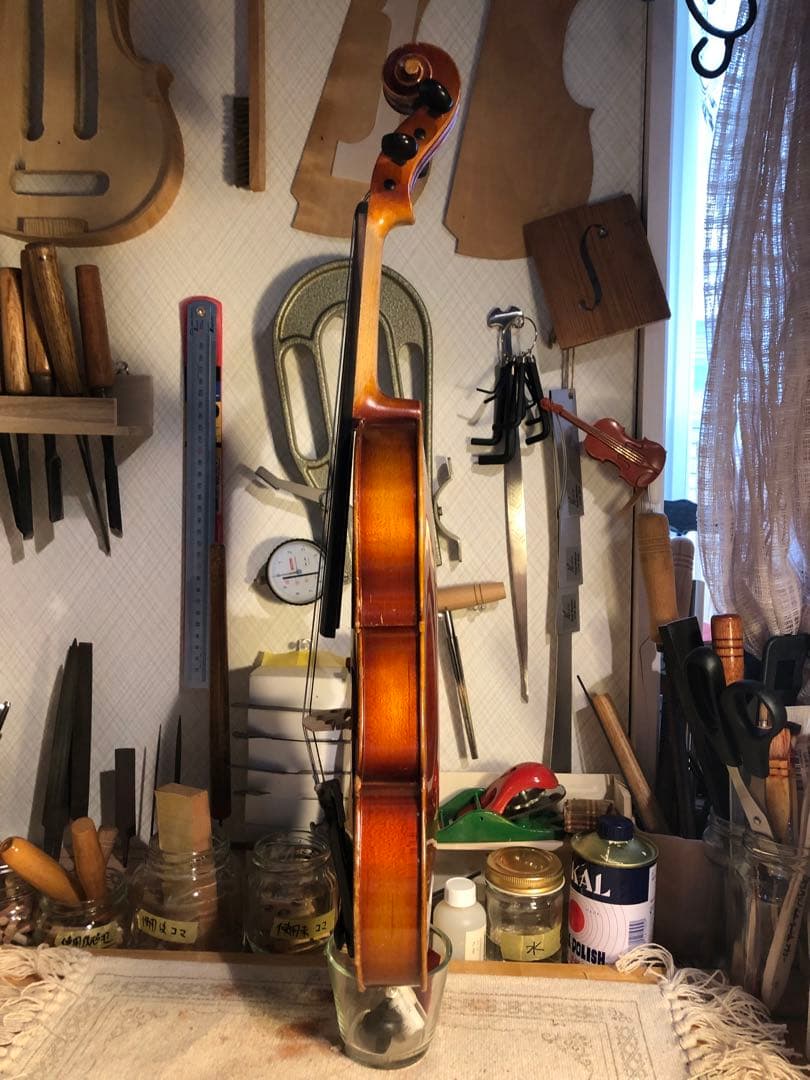 【駒&魂柱調整済】Suzuki分数バイオリンNo300 1/2 1987