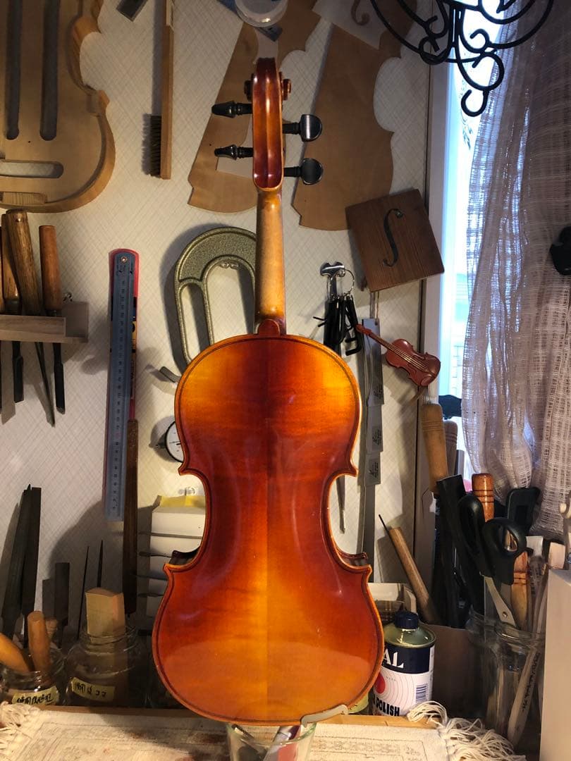 【駒&魂柱調整済】Suzuki分数バイオリンNo300 1/2 1987