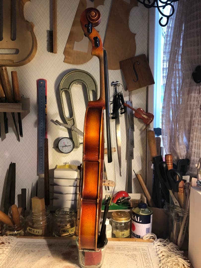 【駒&魂柱調整済】Suzuki分数バイオリンNo300 1/2 1987