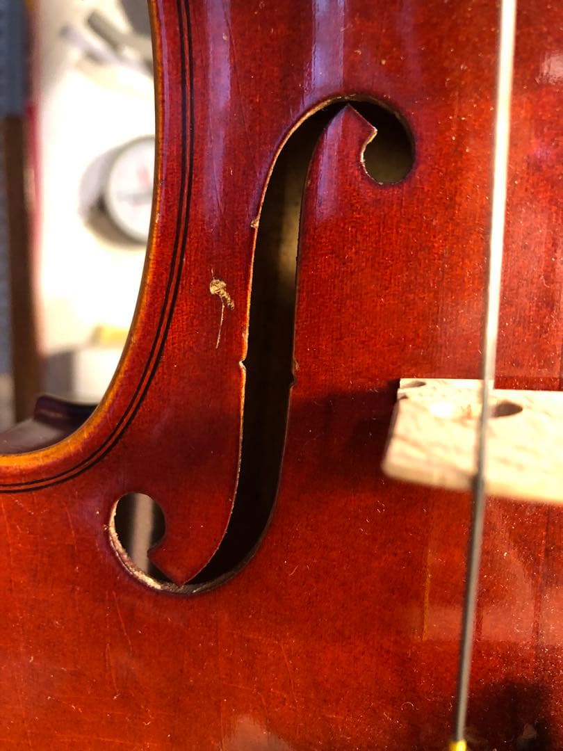 【駒&魂柱調整済】Suzuki分数バイオリンNo300 1/2 1987